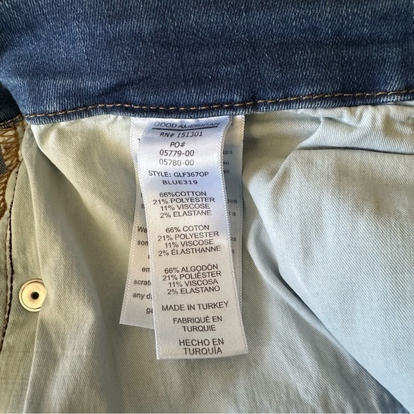 NWOT Good American Good Legs Frayed Hem Skinny Jeans 18 - Picture 11 of 13